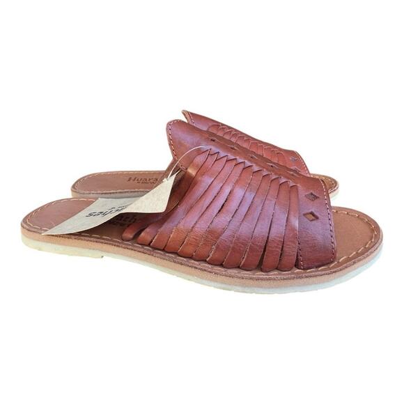 Huaraches by BearPaw Leather Slide Sandal Women size 7 NEW - Picture 2 of 6